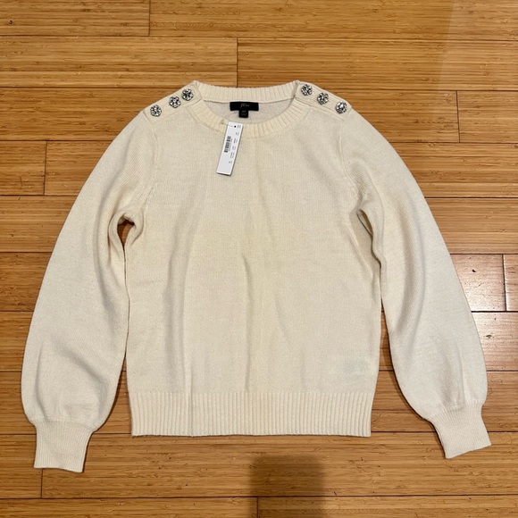 J. Crew Sweater Ivory Size XS - Picture 1 of 10